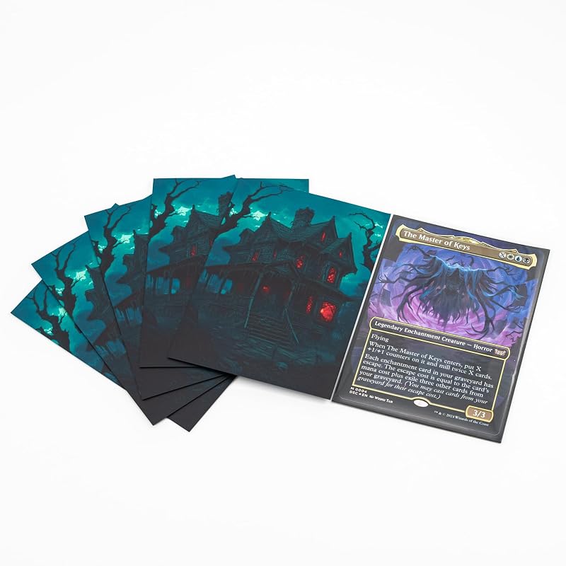 Card Sleeves for Collectible Cards - 100 Count Protectors by Arcanum Industries