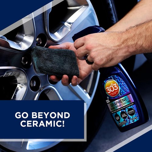 303 Products Graphene Nano Spray Coating - Water Repellent & UV Resistant Car Detailing Spray, 15.5oz