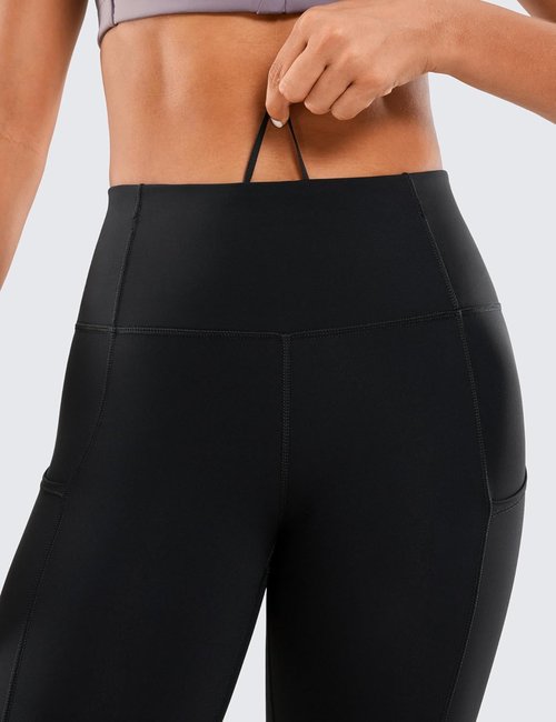 CRZ YOGA Naked Feeling Leggings - High Waisted Workout Pants with Pockets | 25'' Women's Running Tights