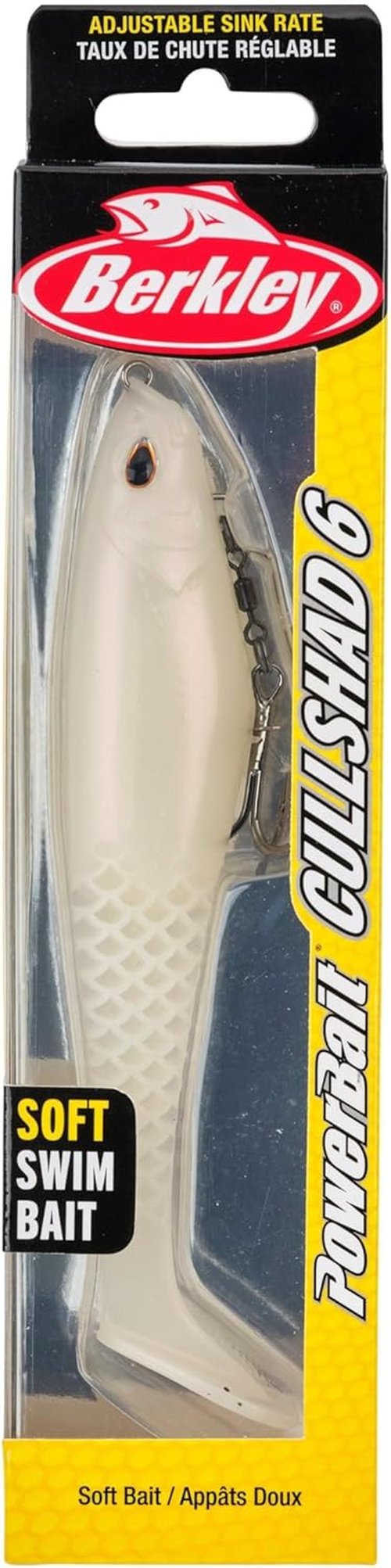 Berkley PowerBait CullShad Fishing Soft Bait - Realistic Design for Effective Catching | 4-Inch Size