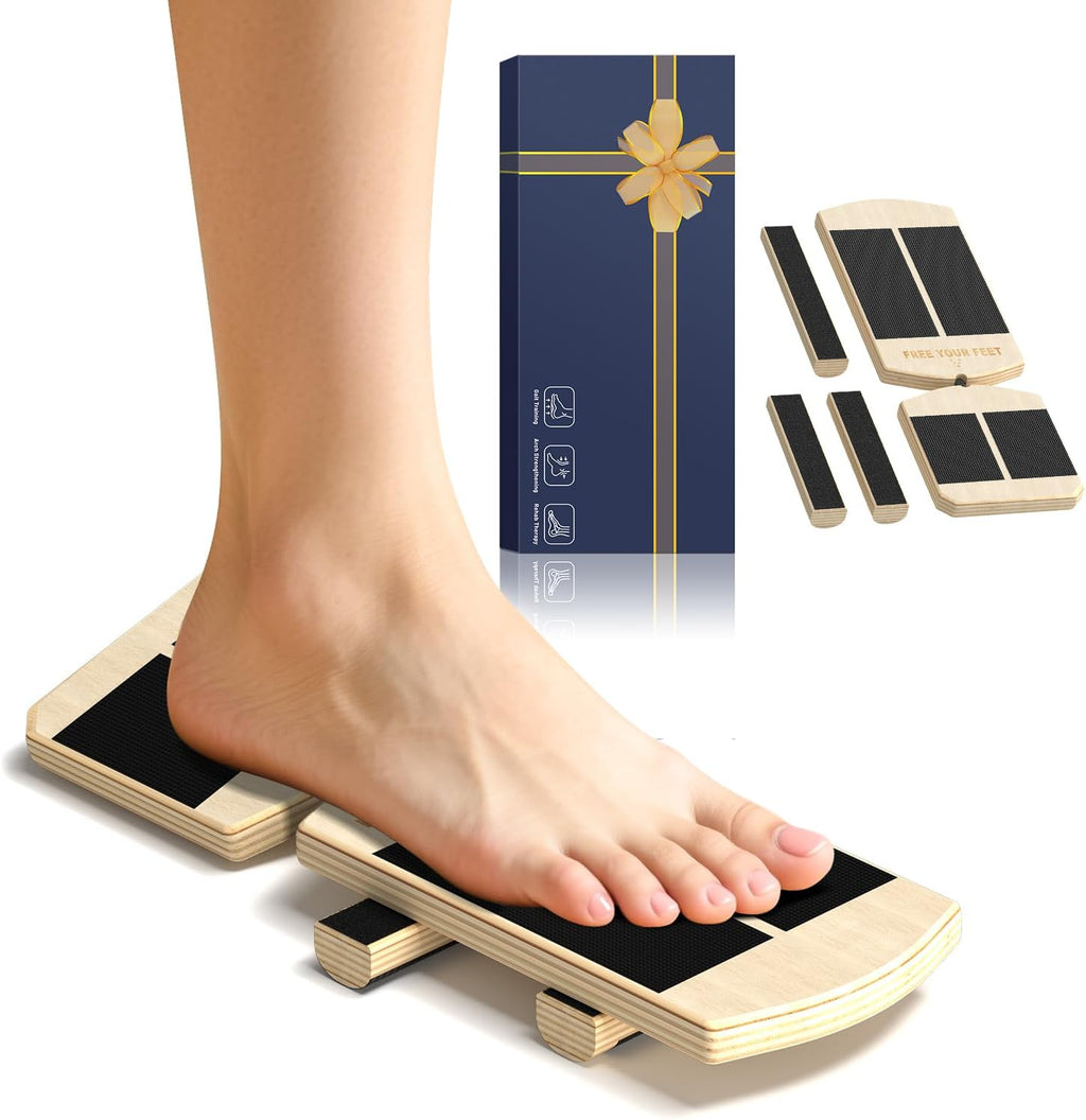 Skiennix Ankle Balance Board - Foot Strengthener for Sprained Ankle Recovery & Stability Exercises | Posture Corrector & Foot Stretcher for Plantar Fasciitis Relief