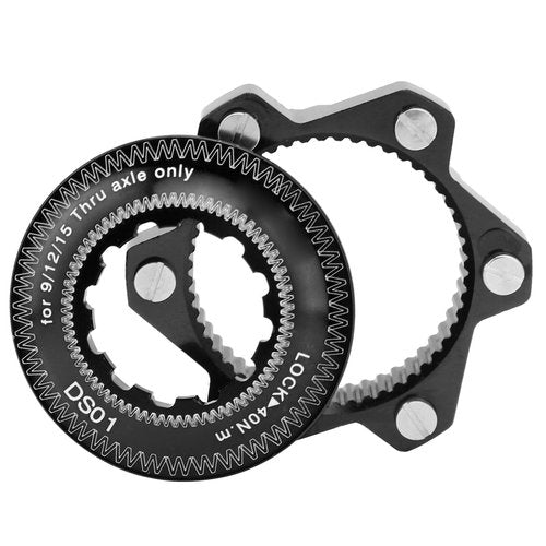 Brake Center Lock, Center-Lock hubs for Converting Center-Lock Hubs to fit 6-Bolts Rotors(Black)