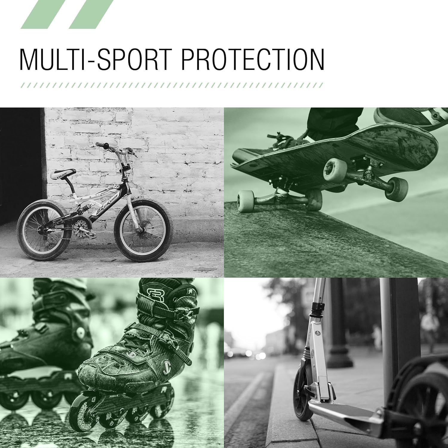80SIX Triple Certified Multisport Helmet - Perfect for Biking, Scootering, and Skating | Safety & Comfort