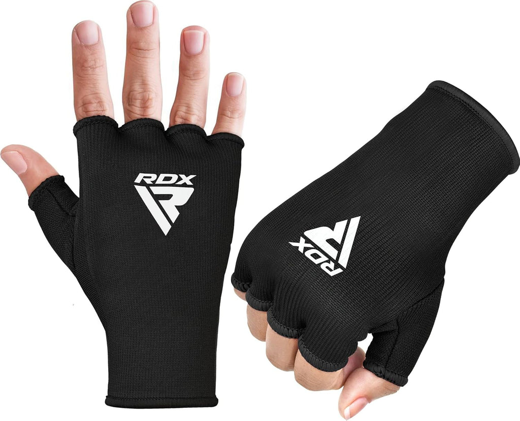 RDX Boxing Hand Wraps - Elasticated Inner Gloves for Men & Women | Fist Protection for MMA, Muay Thai, Kickboxing