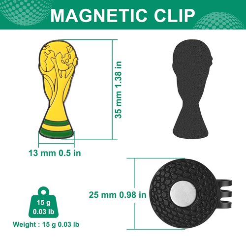 JIUYIBC Golf Divot Tool with Golf Ball Marker Set, Golf Accessories for Men, Funny Golf Gifts, Gift Wrapping-Messi