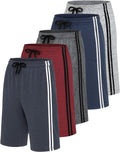 Real Essentials Men's Dry-Fit Shorts - 9" Athletic Gym & Casual Lounge Shorts with Pockets