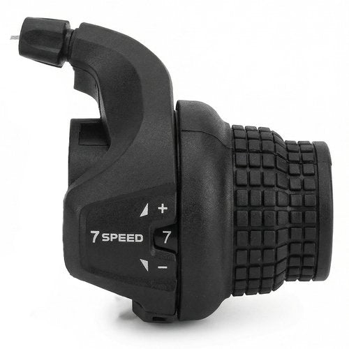Tailcle Seven Speed Gear Shifter, Gear Shifter 7 Speed Bicycle Revoshift SL-RS25-7R Shift Lever Bicycle Twist Grip for MTB Folding Mountain Bike (RS25-7 Speed Shifter)