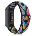 Aroloxta Elastic Nylon Fabric Charge 6 Bands Compatible with Charge 5 Watch Band for Women, Soft Stretchy Adjustable Stretch Sport Replacement Wristbands for Charge 5/6 Strap Men Women