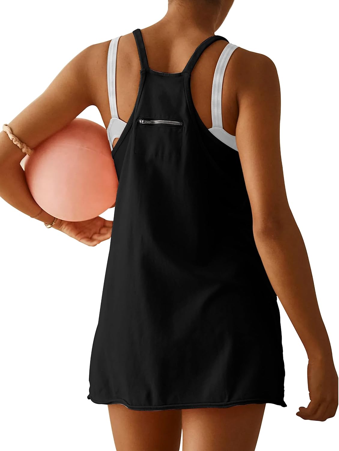VIUTIL Women's Athletic Dress - Built-In Shorts & Spaghetti Straps | Hot Shot Mini Dress for Summer 2026