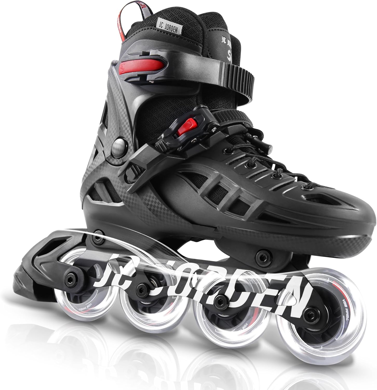 Skiennix Adjustable Inline Skates for Kids | Light-Up Wheels & Durable Outer Shell | Sizes 4-12