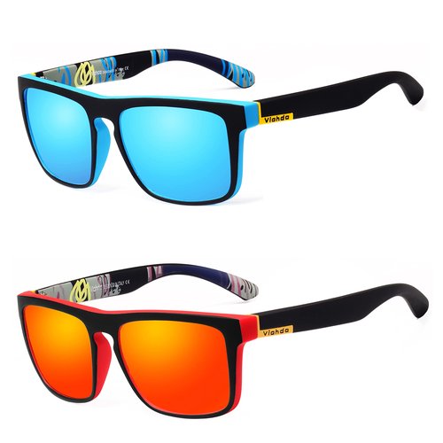 VIAHDA Polarized Sports Sunglasses for Man Cycling Running Fishing Golf Sun Glasses Women HD731