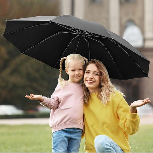 G4Free Inverted Windproof Umbrella - 54-Inch Large Canopy, Compact Reverse Design, Automatic Open/Close