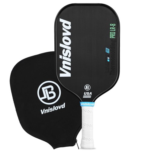 Vnislovd T700 Raw Carbon Fiber Pickleball Paddle Thermoformed Unibody Pickleball Paddles Foam Injected CFS,16mm USAPA Approved 4.13 Inch Grip,Elongated Pickleball Racket for Tournament Pro Player