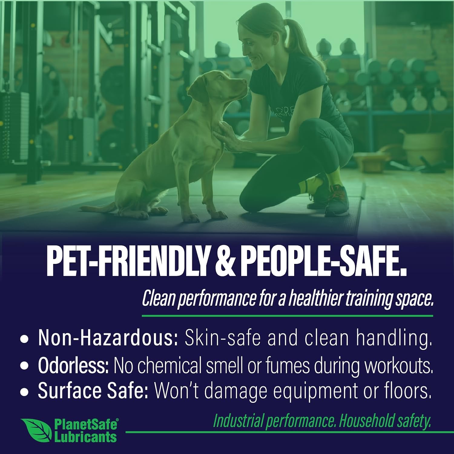 PlanetSafe Exercise Equipment Lubricant - Non-Toxic, Odorless Formula for Treadmills, Bikes & More | Small Bundle