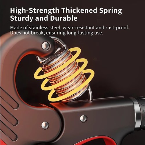 Grip Strength Trainer - Adjustable Resistance Hand Grip Strengthener 11-220Lbs | Ergonomic Design for Athletes and Recovery