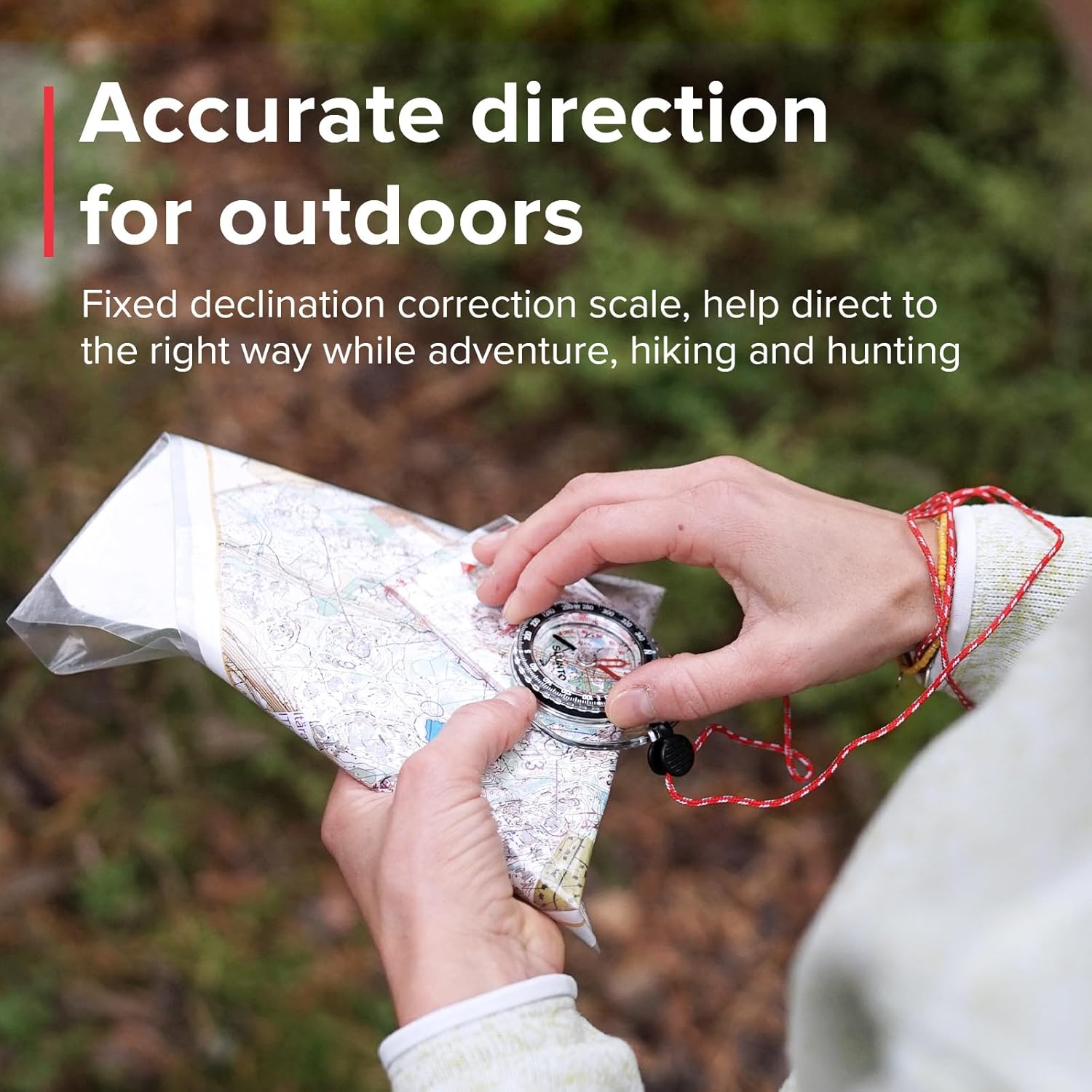 SUUNTO A-10 Compass - Compact & Easy-to-Use Hiking Compass for Outdoor Adventures