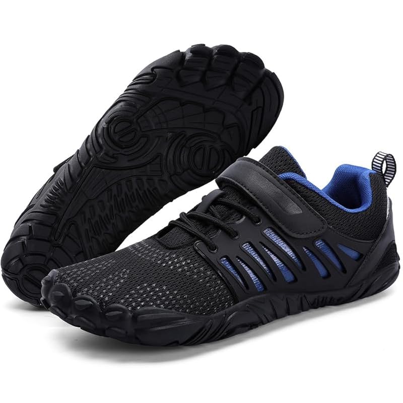 MIFAWA Barefoot Shoes Men Wide Toe Box Zero Drop Water Shoes Blue 11