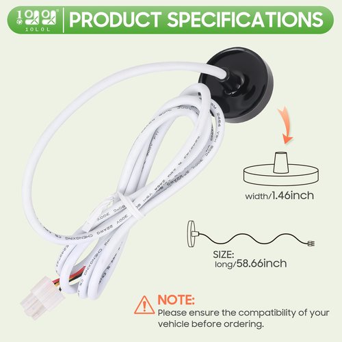 10L0L Golf Cart Speed Sensor for EZGO PDS 36 Volt Electric Carts 2000 up Replace OEM73327G01