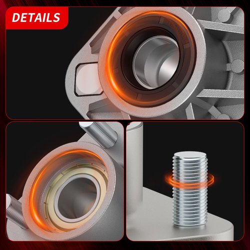 CASISPRO 2PCS Golf Cart Front Wheel Hub Assembly for Yamaha G2 G8 G9 G14 G16 G19 G22 G29 Drive, Yamaha Wheel Bearing Hubs kit, OEM# JG5-WF511-10-00 JG5-WF511-00