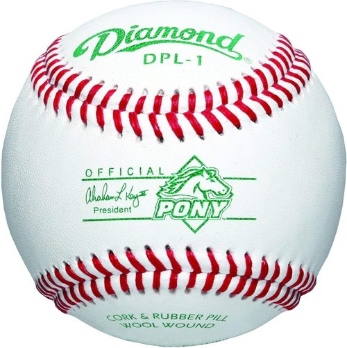 Diamond Pony League Baseballs - Competition Grade, Dozen Pack for Serious Players
