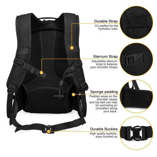 Mardingtop 28L Tactical Backpacks Molle Hiking daypacks for Camping Hiking Military Traveling Motorcycle