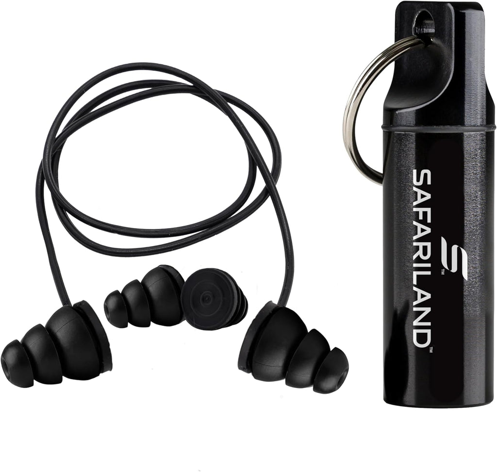 Safariland Pro Impulse Plus Hearing Protection - In-Ear Earplugs with Keychain Case for Shooting & Hunting