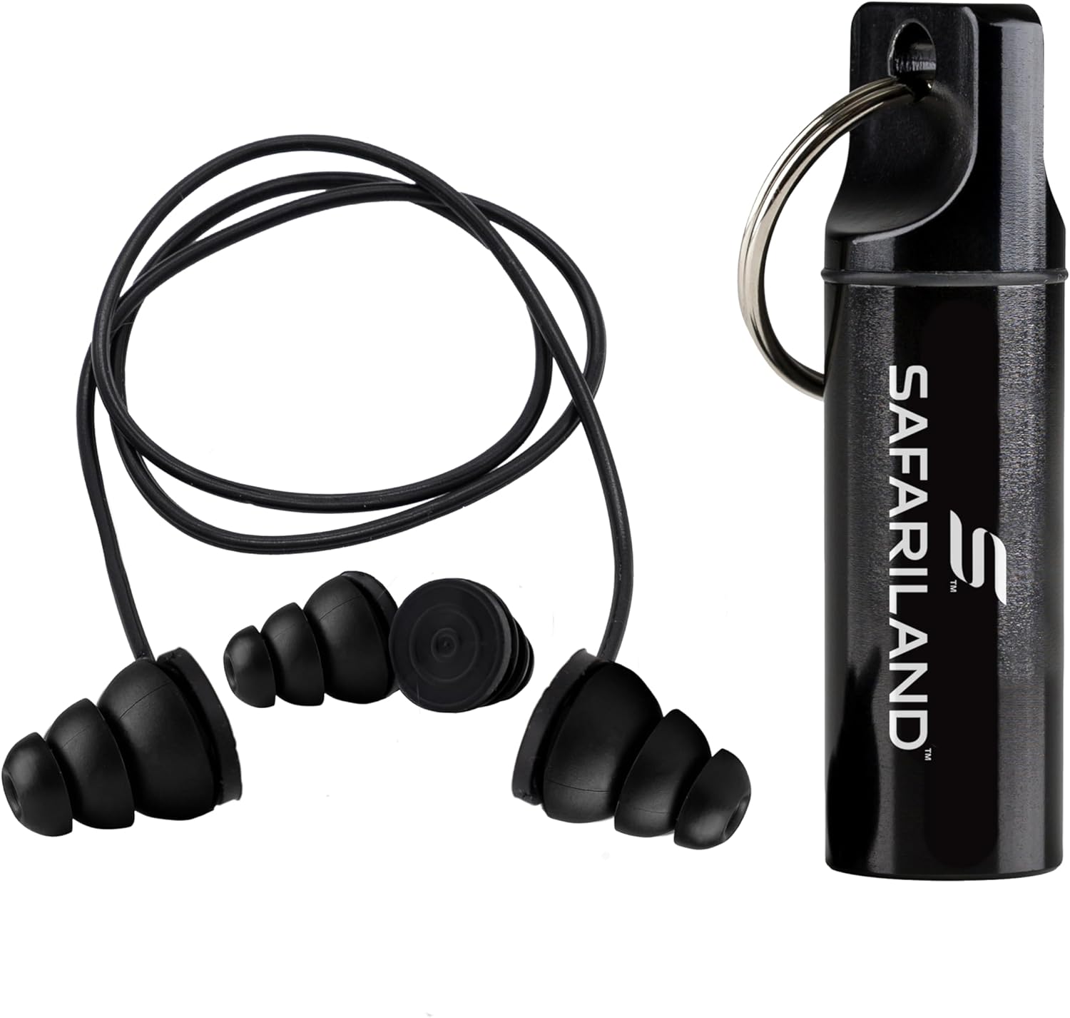 Safariland Pro Impulse Plus Hearing Protection - In-Ear Earplugs with Keychain Case for Shooting & Hunting
