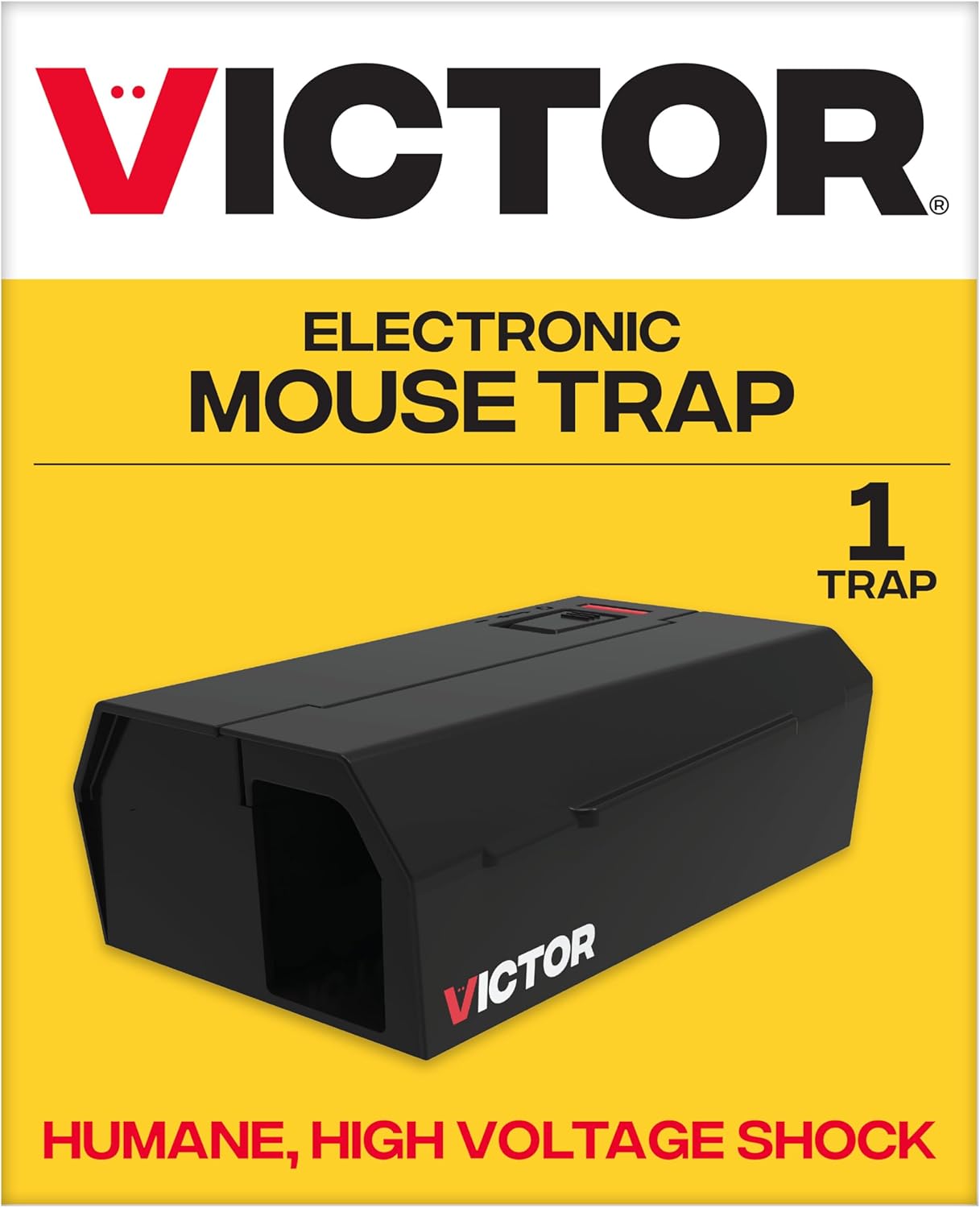 Victor Electronic Mouse Trap - Humane Indoor Mouse Control - No Touch Electric Design - M250B