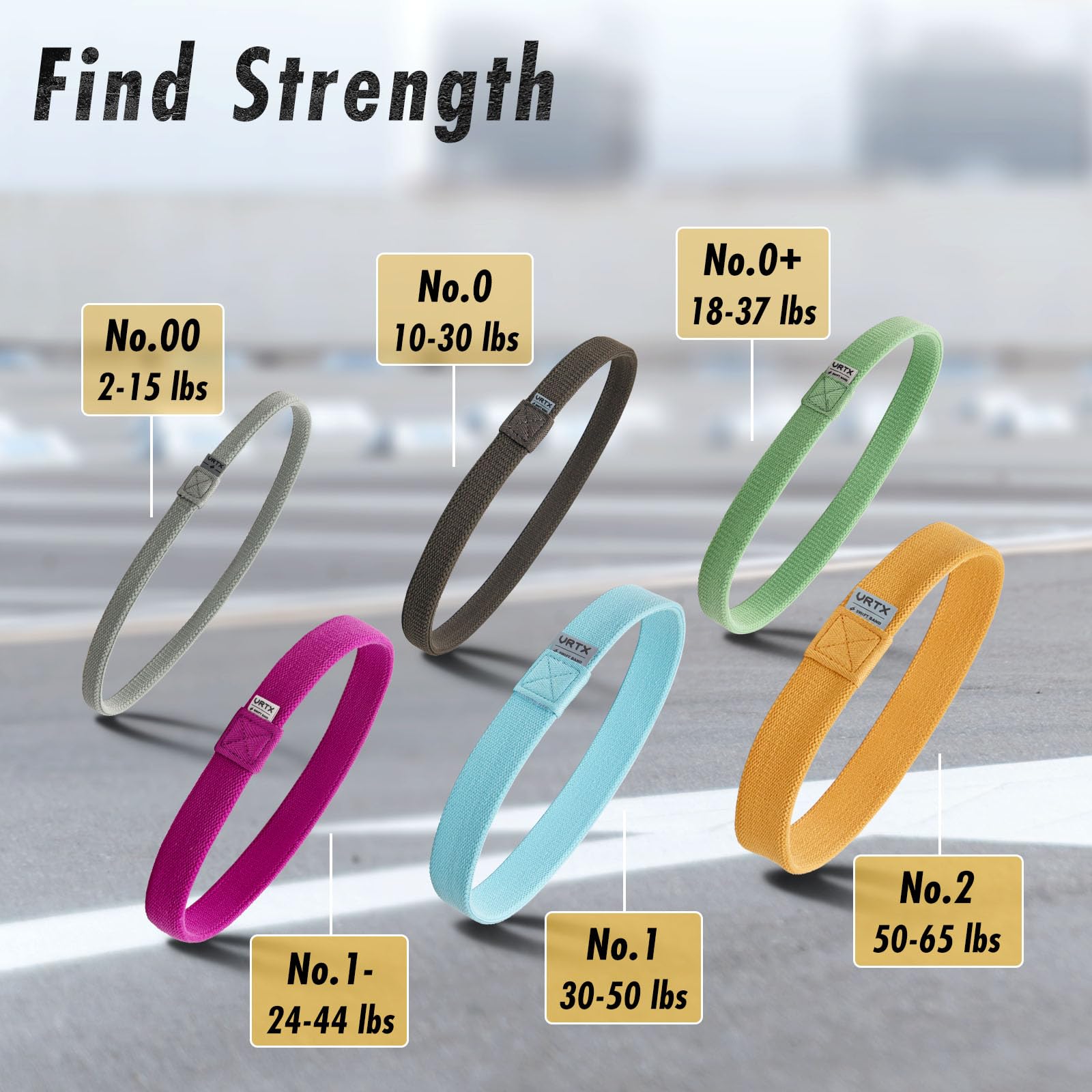VRTX Swift Bands for Glutes & Legs Exercise | Booty Bands for Home & Gym Workout | Fabric Resistance Bands with Soft Mesh Cloth | Skin-Friendly, Non-Slip Hip Circle – Light (18-37 lbs)