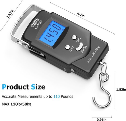 Dr.meter Fishing Scale & Luggage Scale Set - Accurate Weighing for All Your Needs