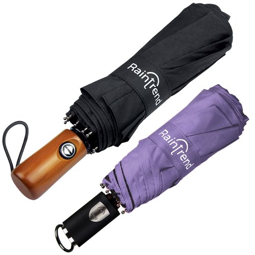 NEW 2 PCS Windproof Umbrellas for Rain Compact Umbrella for Men and Compact Umbrella for Women Automatic Open Close Umbrella Folding Sun Umbrella UV Protection - Bundle
