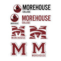 Morehouse Maroon Tigers Desert Cactus Sticker Sheet 8.5 x 11 - Official Licensed