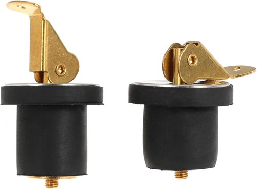 Brass Boat Plug by [Brand Name] - Durable 3/4 Inch Snap Handle Drain Plug for Marine Use