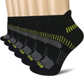 BERING Women's Cushioned Ankle Running Socks - 6 Pairs for Ultimate Comfort and Performance