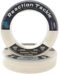 Reaction Tackle 100% Pure Fluorocarbon Fishing Line - High Strength & Abrasion-Resistant | Fast-Sinking & Invisible