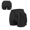 Kids Padded Shorts with Zipper, Crash Butt Pads for Hip Tailbone & Butt, Snowboard Impact Protective Pad Pants for Youth Child