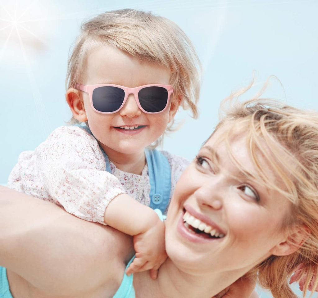 Skiennix Baby Sunglasses - 100% UV Protection for Infants & Toddlers | Ages 0-2 - Includes Case & Pouch