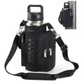 icolor Magnetic Gym Bag Water Bottle Holder with Phone Pockets & Shoulder Strap,5 Built-in Magnets Gym Bottle Pouch Carrier Sleeve,Sling Magnetic Bag Gym Accessories Organizer for Men Women