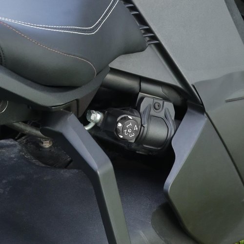 Aferrizu Aluminum Rear Shock Decor Nut Cover Suspension Adjuster Decor Cap for Can Am Ryker 600 900 Rally Edition Sport 2019-2025 Replacement Decorative Cap Accessories (Black)