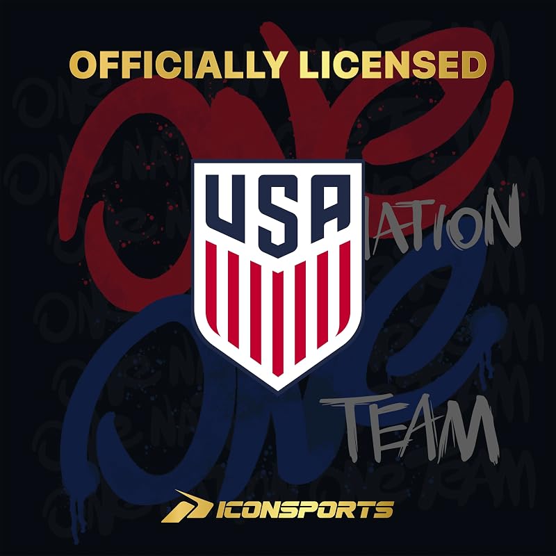 Unisex U.S. Soccer Federation Beanie - Official Licensed Team USA Knit Hat, Navy Large