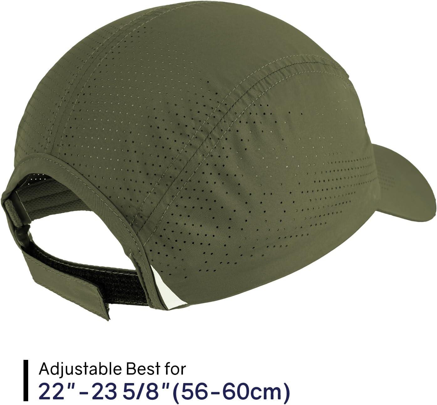 Skiennix Quick Dry Running Hat - Adjustable Cooling Baseball Cap with Reflective UPF 50+ | Breathable Sport Hat for Men & Women