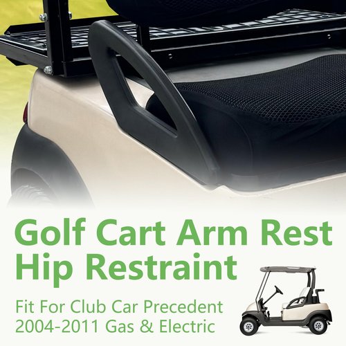 HEOHOU Golf Cart Arm Rest Hip Restraint for Club Car Precedent 2004-2011 Gas & Electric, Driver and Passenger Side, OEM# 102562701, 102562801, 1 Pair