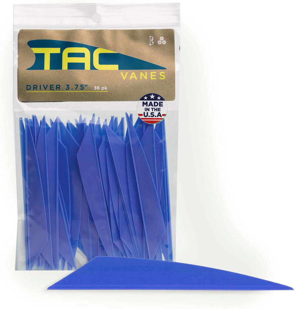 TAC Vanes Driver Hybrid Vanes - Premium Archery Vanes for Bowhunting & Recreational Shooting