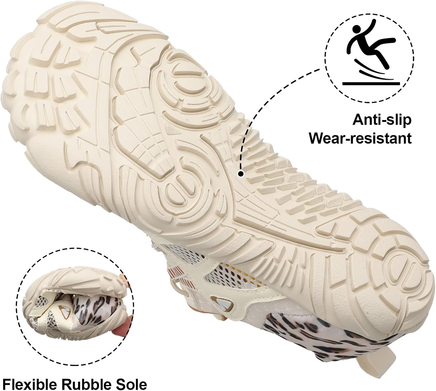 XIHALOOK Quick-Dry Athletic Water Shoes for Men & Women - Ideal for Hiking, Beach, and Kayaking