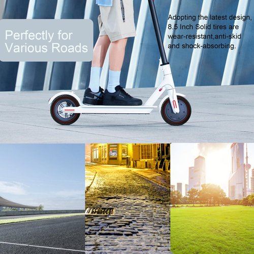 2PCS Solid Tires, 8.5x2 Inch Electric Scooter Replacement Wheels, 8 1/2'' Front or Rear Honeycomb Tire for Gotrax Gxl V2/XR/APEX Xiaomi M365/Pro Hiboy S2/S2R Hover-1 Journey and All 8.5'' Scooter Tire