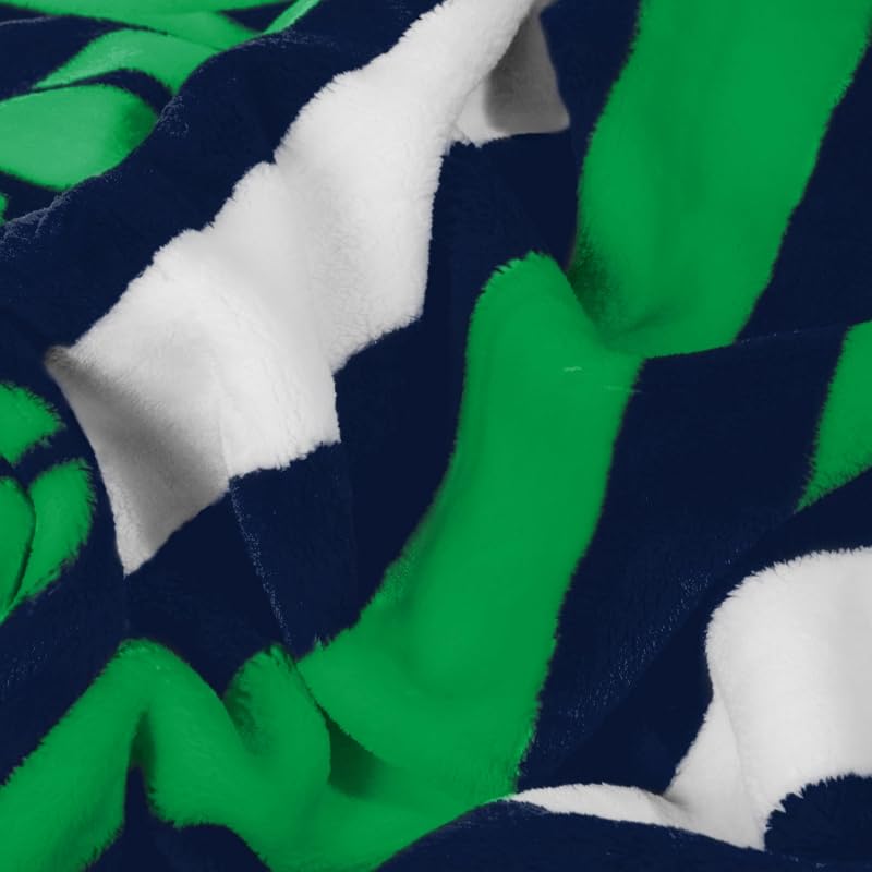 Notre Dame Fighting Irish Logo Brands Raschel Throw Blanket 50 x 60 Officially Licensed