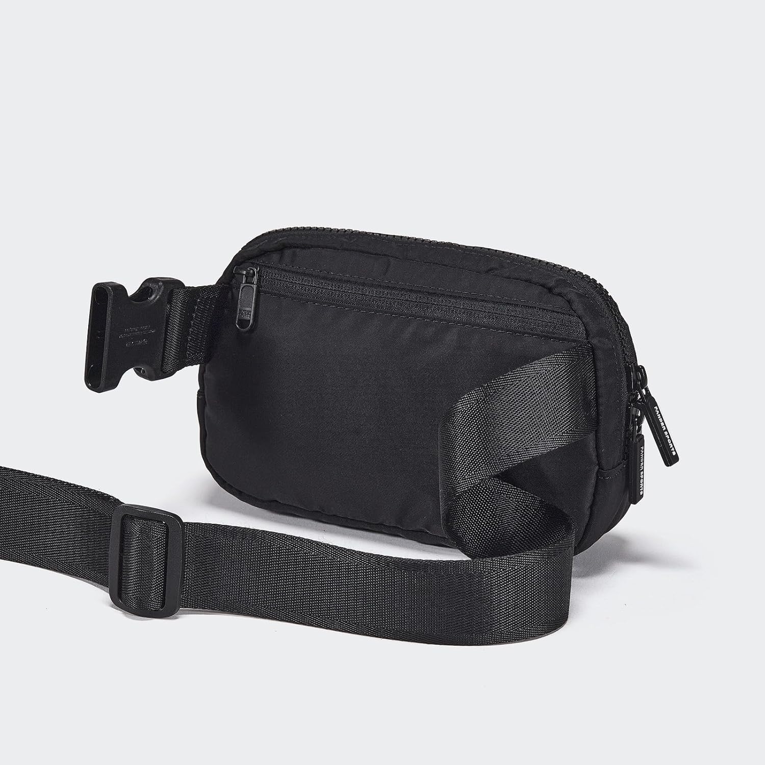 Pander Fanny Pack - Water-Repellent Nylon Belt Bag for Women | Adjustable Strap, Black