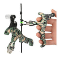 PYMUST Archery Compound Bow Release - 360° Rotatable Caliper 4-Finger Release Aid, Professional Gear for Bow Hunting and Target Shooting