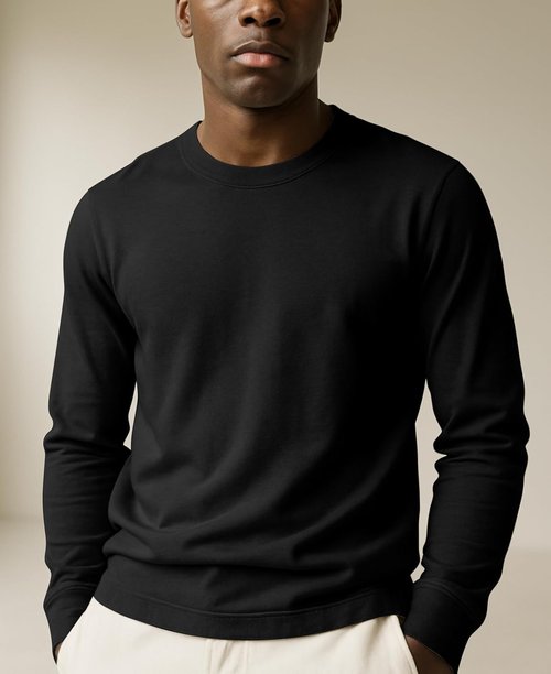 Andrew Scott Long Sleeve T-Shirt Pack - Ultra Soft 100% Cotton Crew Neck Tees | Multi Colors Available