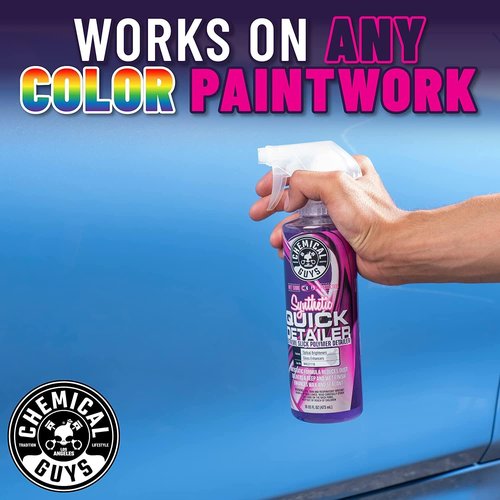 Chemical Guys Synthetic Quick Detailer - Extreme Slick Polymer for Cars & More | 16 fl oz (2 Pack)